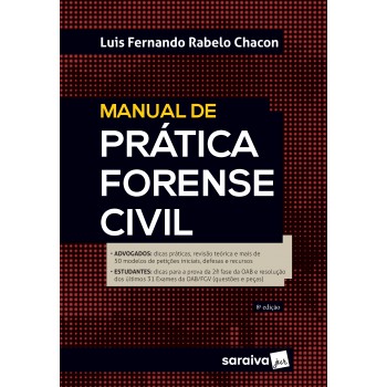 Manual De Prática Forense Civil - 8ª Edição 2021