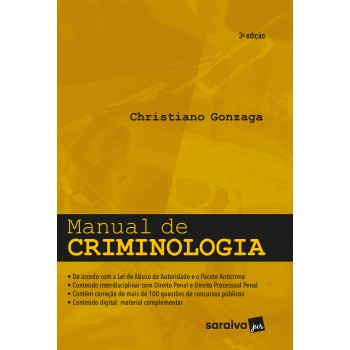 Manual De Criminologia - 3ª Edição 2022