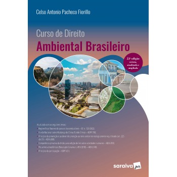 Curso De Direito Ambiental Brasileiro - 23ª Edição 2023