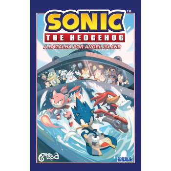 Sonic The Hedgehog – Volume 3: A batalha por Angel Island: ( ACOMPANHA PÔSTER E MARCADOR)