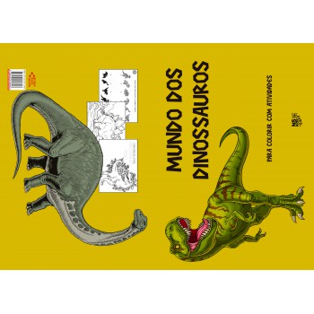 Mundo dos dinossauros – para colorir com atividades