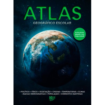 Atlas Geográfico Escolar - Acompanha Pôster Gigante