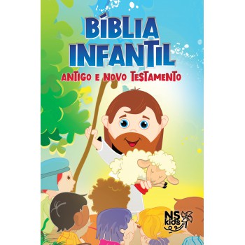 Bíblia Infantil Edição De Luxo Almofadada: Antigo E Novo Testamento