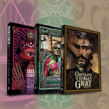 Combo Ns Classics | Edição De Luxo Com Itilho E Pintura Trilateral: O Retrato De Dorian Gray, Os Sete Dedos Da Morte E Rankenstein