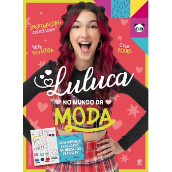 Luluca - No Mundo Da Moda + Cartela De Adesivos Transfer