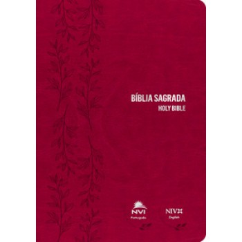 Bíblia Nvi Português/inglês - Capa Luxo - Rosa