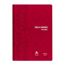 Bíblia Nvi Português/inglês - Capa Luxo - Rosa