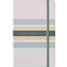 Caderno De Anotações - Verde E Branco