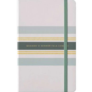Caderno De Anotações - Verde E Branco