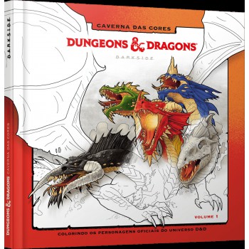 Dungeons & Dragons: Caverna Das Cores - Volume 1 - Livro De Colorir Oicial De Dungeons & Dragons