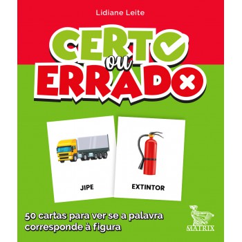 Certo ou errado?: 50 cartas para ver se a palavra corresponde à figura