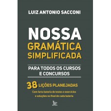 Nossa gramática simplificada: Para todos os cursos e concursos