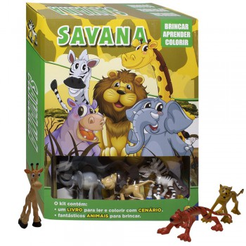 Brincar-aprender-colorir Ii: Savana