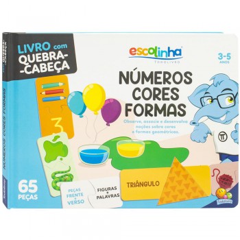 Quebra-cabeça Dos Números, Cores E Ormas