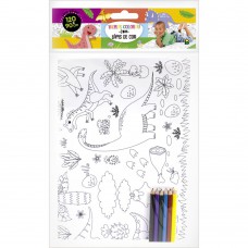 Livro-p-ster Para Colorir: Dinossauro