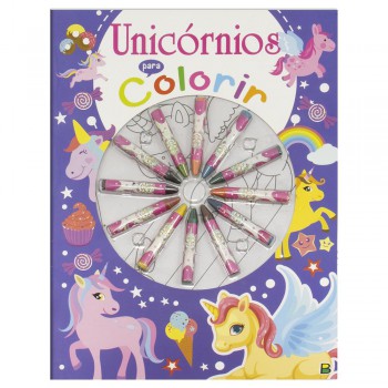 Cores Em Ação! Unic-rnios Para Colorir