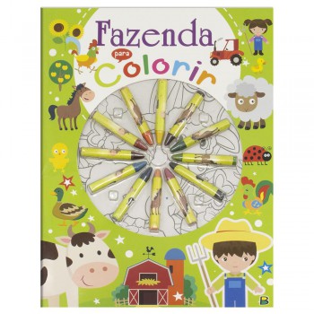 Cores Em Ação! Fazenda Para Colorir
