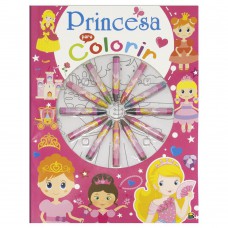 Cores Em Ação! Princesa Para Colorir