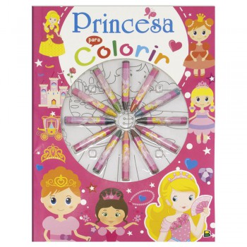 Cores Em Ação! Princesa Para Colorir