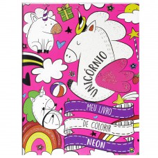 Meu Livro De Colorir Neon: Unic-rnio