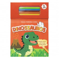 Livro De Pintura Do Pequeno Artista: Dinossauros