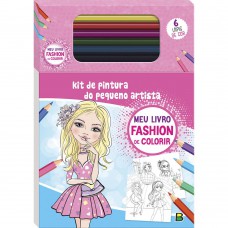 Livro De Pintura Do Pequeno Artista: Fashion