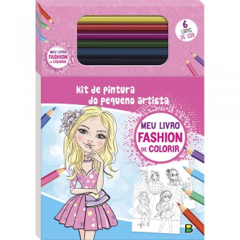 Livro De Pintura Do Pequeno Artista: Fashion