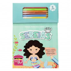 Livro De Pintura Do Pequeno Artista: Sereias