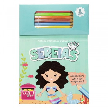 Livro De Pintura Do Pequeno Artista: Sereias