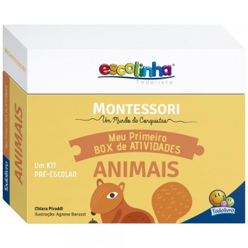 Escolinha Montessori Meu P Box De Atividades: Animais (escolinha)