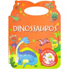 Colorindo Animais - Um Livro Com Alça: Dinossauros