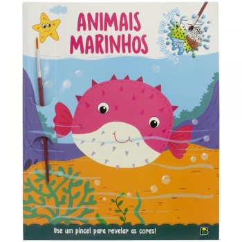Colorindo Com água: Animais Marinhos