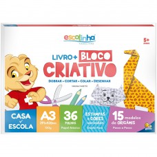 Escolinha Livro+a3 Bloco Criativo (origami)