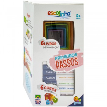 Escolinha Primeiros Passos (livrinhos+bloquinhos)