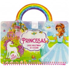 Livro Maletinha De Colorir: Princesas