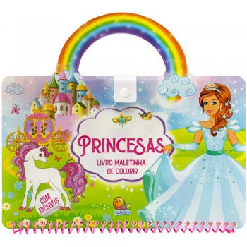 Livro Maletinha De Colorir: Princesas