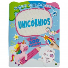 Colorir Com Adesivos: Unic-rnios