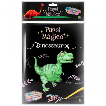 Linha Escolar Papel Mágico: Dinossauros Linha Escolar Papel Mágico: Dinossauros
