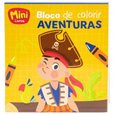 Minibloco De Colorir(a): Aventuras