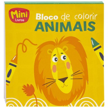 Minibloco De Colorir(r): Animais Minibloco De Colorir(r): Animais