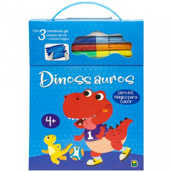 Livro Mágico Para Colorir: Dinossauros