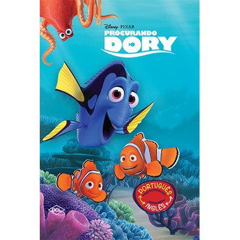 Disney - Bilíngue - Procurando Dory - (capa Almofadada)