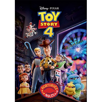 Disney - Bilíngue - Toy Story 4 - (capa Almofadada)