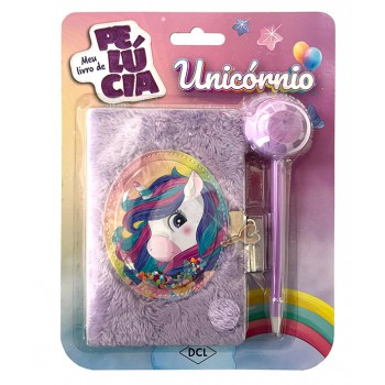 Meu Livro De Pelúcia Médio - Unicórnios