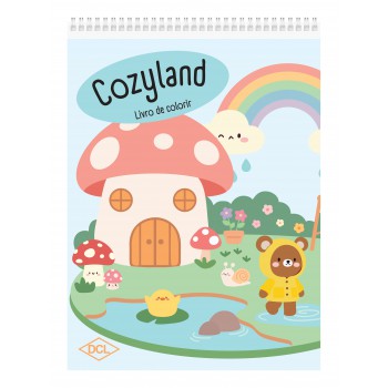 Cozyland - Livro De Colorir - Vol 2 - Urso