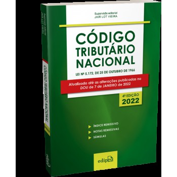 Código Tributário Nacional 2022: Mini