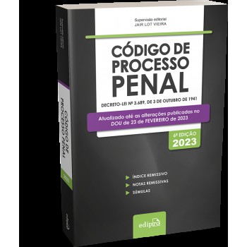 Código De Processo Penal 2023: Míni