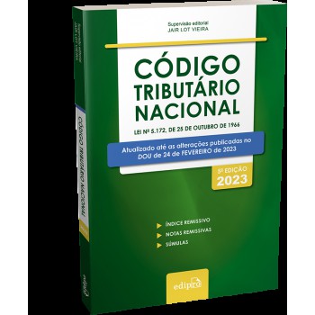 Código Tributário Nacional 2023: Míni