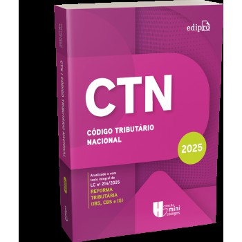Código Tributário Nacional 2025 - Coleção Minic-digos