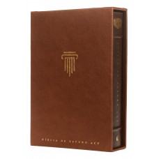 Bíblia De Estudo Ac, Couro-soft Marrom | Com Comentários Da King James Study Bible